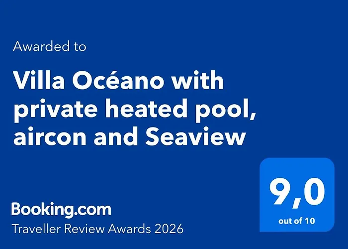Oceano With Private Heated Pool, Aircon And Seaview Vila